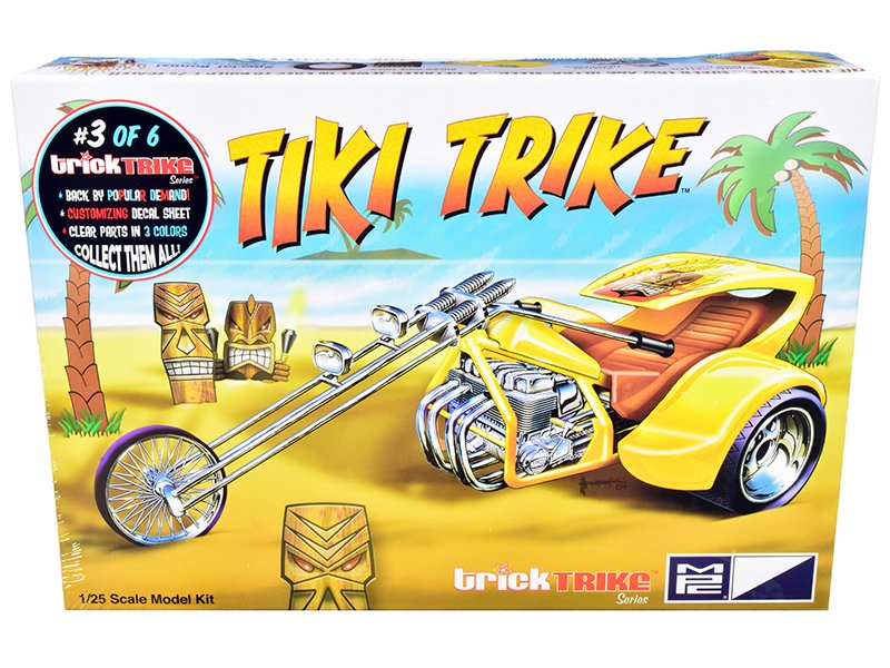 skill 2 model kit tiki trike "trick trikes" series 1/25 scale model by mpc skill 2 model kit tiki trike "trick trikes" series 1/25 scale model by mpc