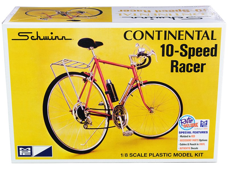 skill 2 model kit schwinn continental 10 speed bicycle 1/8 scale model by mpc skill 2 model kit schwinn continental 10 speed bicycle 1/8 scale model by mpc