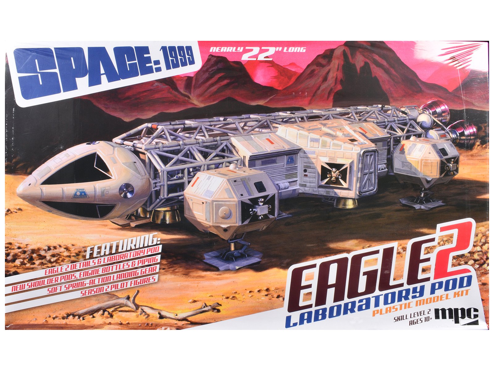 skill 2 model kit eagle 2 laboratory pod "space: 1999" (1975 1977) tv series 1/48 scale model by mpc skill 2 model kit eagle 2 laboratory pod "space: 1999" (1975 1977) tv series 1/48 scale model by mpc