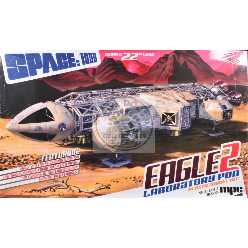 skill 2 model kit eagle 2 laboratory pod "space: 1999" (1975 1977) tv series 1/48 scale model by mpc