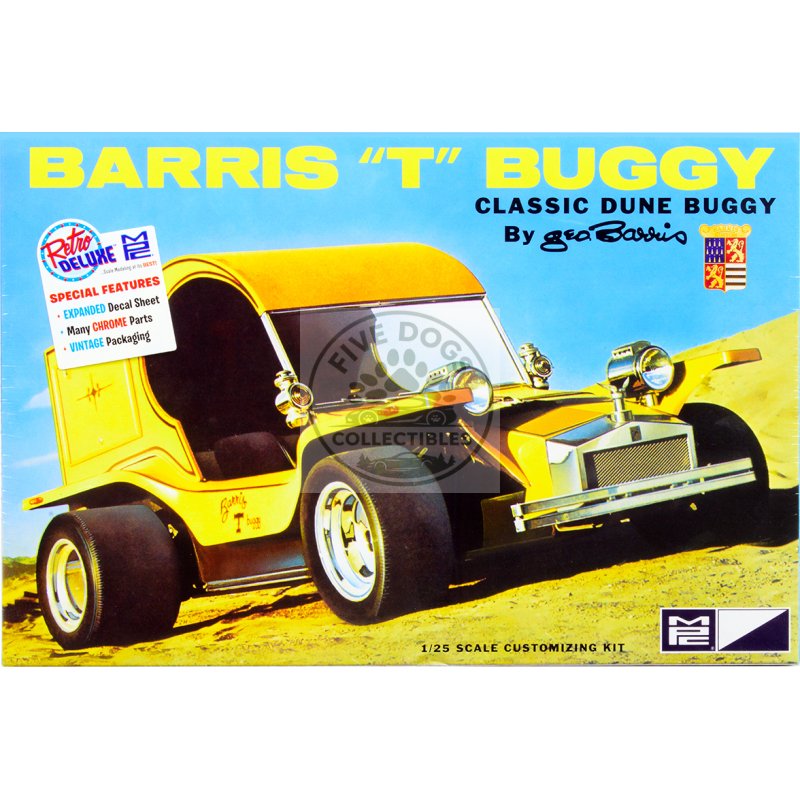 skill 2 model kit george barris "t" classic dune buggy 3 in 1 kit 1/25 scale model by mpc