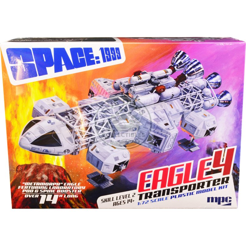skill 2 eagle 4 transporter "space: 1999" (1975 1977) tv show model kit 1/72 scale model by mpc
