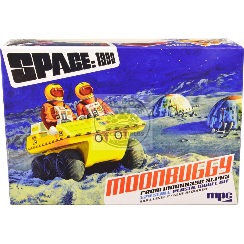 skill 2 moonbuggy/amphicat 6 wheeled atv "space: 1999" (1975 1977) tv show 2 in 1 model kit 1/24 scale model by mpc