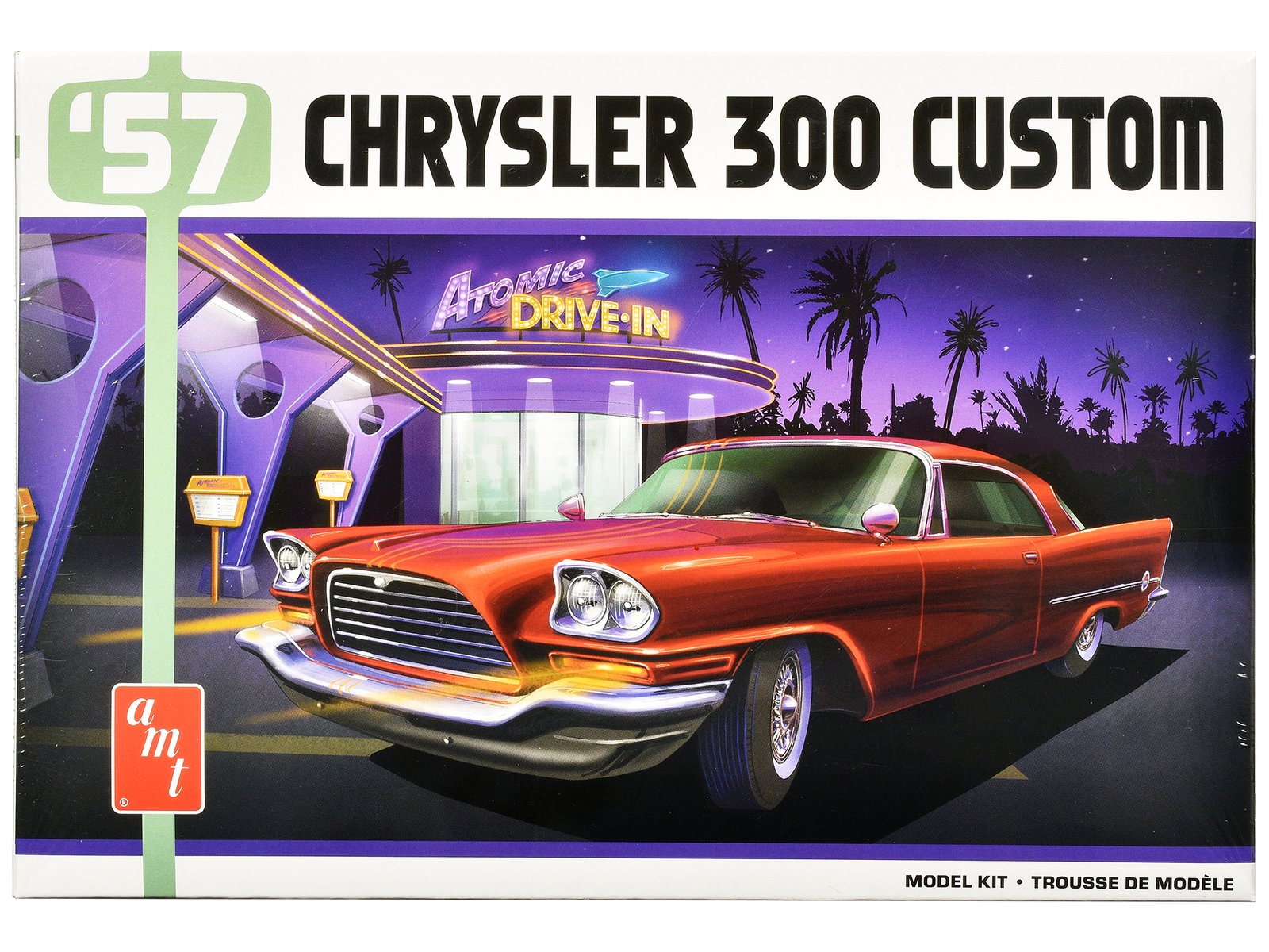 skill 2 model kit 1957 chrysler 300 custom 1/25 scale model by amt skill 2 model kit 1957 chrysler 300 custom 1/25 scale model by amt