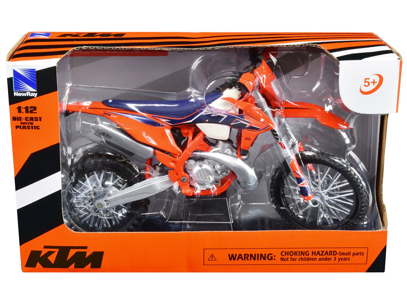 ktm 300 exc tpi enduro dirt bike motorcycle orange 1/12 diecast model by new ray ktm 300 exc tpi enduro dirt bike motorcycle orange 1/12 diecast model by new ray