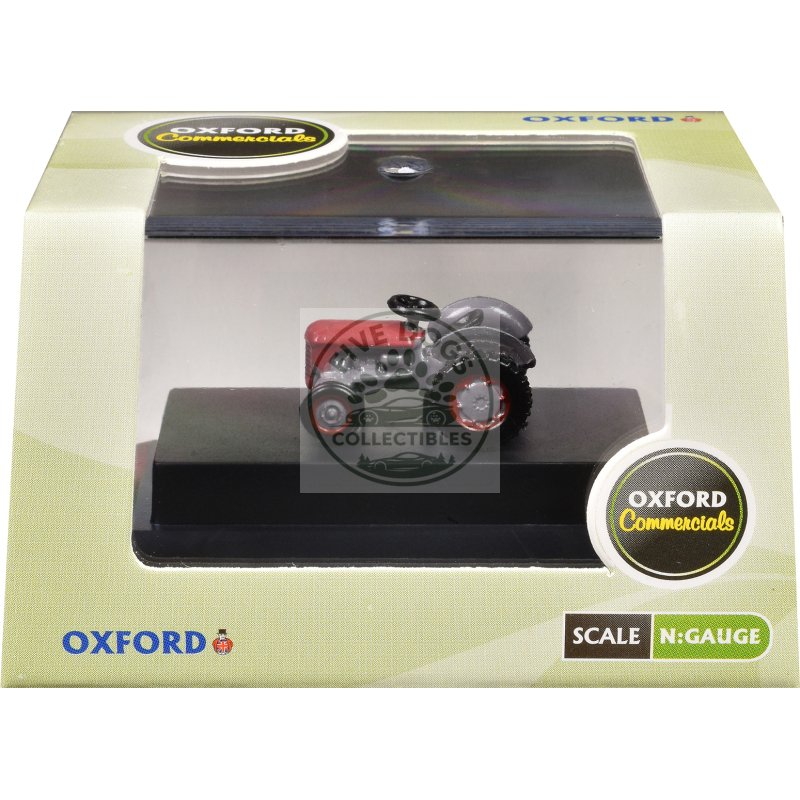 ferguson tractor red and gray 1/148 (n) scale diecast model car by oxford diecast