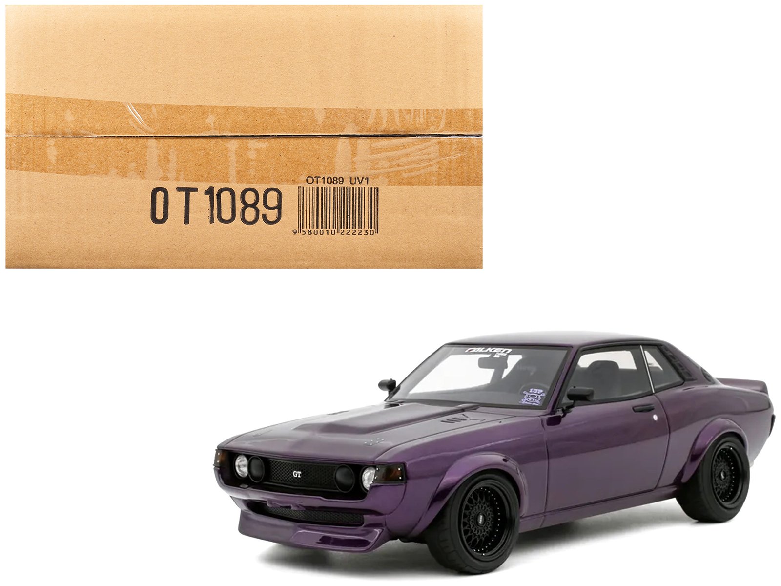 2015 toyota celica (ra24) restomod midnight purple metallic limited edition to 2000 pieces worldwide 1/18 model car by otto mobile 2015 toyota celica (ra24) restomod midnight purple metallic limited edition to 2000 pieces worldwide 1/18 model car by otto mobile