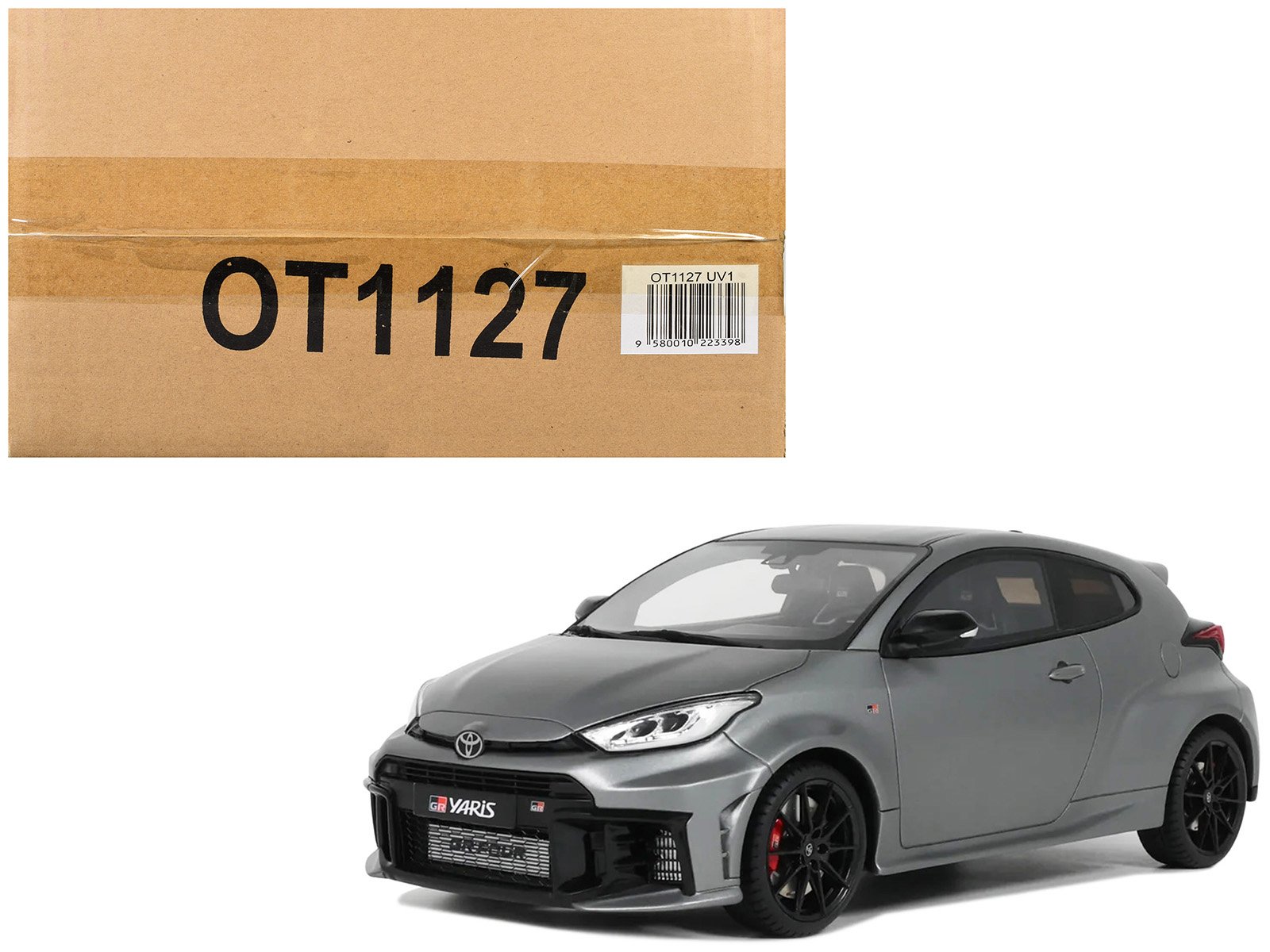 2024 toyota gr yaris precious metal gray metallic limited edition to 999 pieces worldwide 1/18 model car by otto mobile 2024 toyota gr yaris precious metal gray metallic limited edition to 999 pieces worldwide 1/18 model car by otto mobile