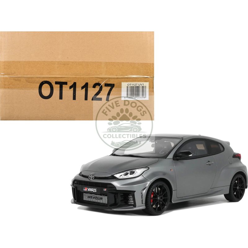 2024 toyota gr yaris precious metal gray metallic limited edition to 999 pieces worldwide 1/18 model car by otto mobile