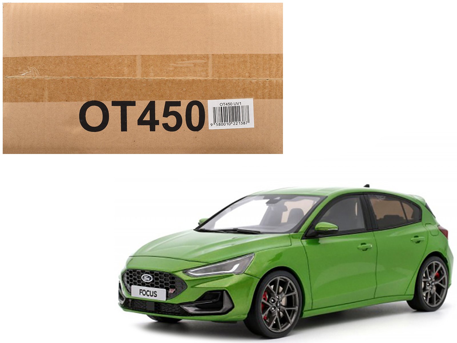 2022 ford focus mk5 st phase 2 mean green metallic limited edition to 2000 pieces worldwide 1/18 model car by otto mobile 2022 ford focus mk5 st phase 2 mean green metallic limited edition to 2000 pieces worldwide 1/18 model car by otto mobile
