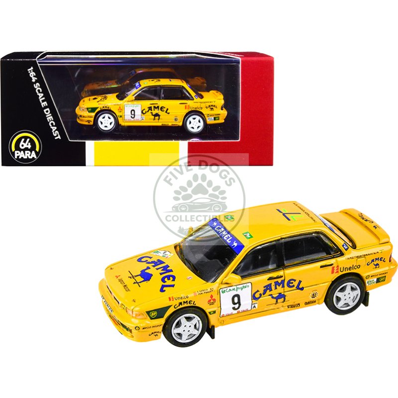 mitsubishi galant vr 4 #9 s. garcia a. ponce rally el corte ingles (1995) 1/64 diecast model car by paragon