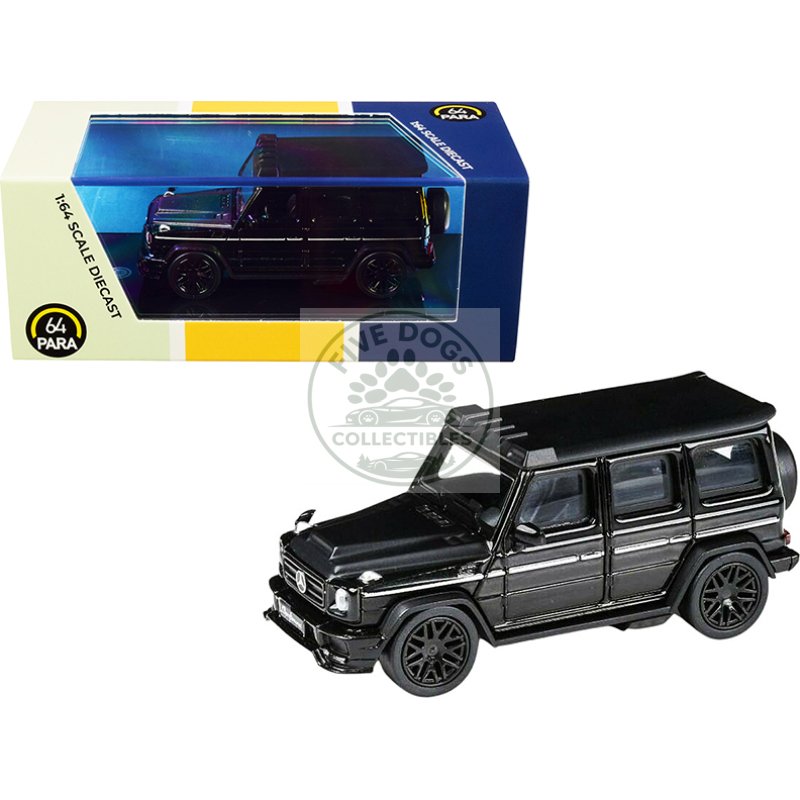mercedes amg g63 liberty walk wagon black 1/64 diecast model car by paragon