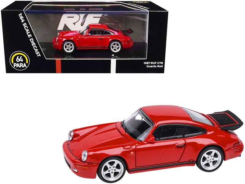 1987 ruf ctr guards red 1/64 diecast model car by paragon models 1987 ruf ctr guards red 1/64 diecast model car by paragon models