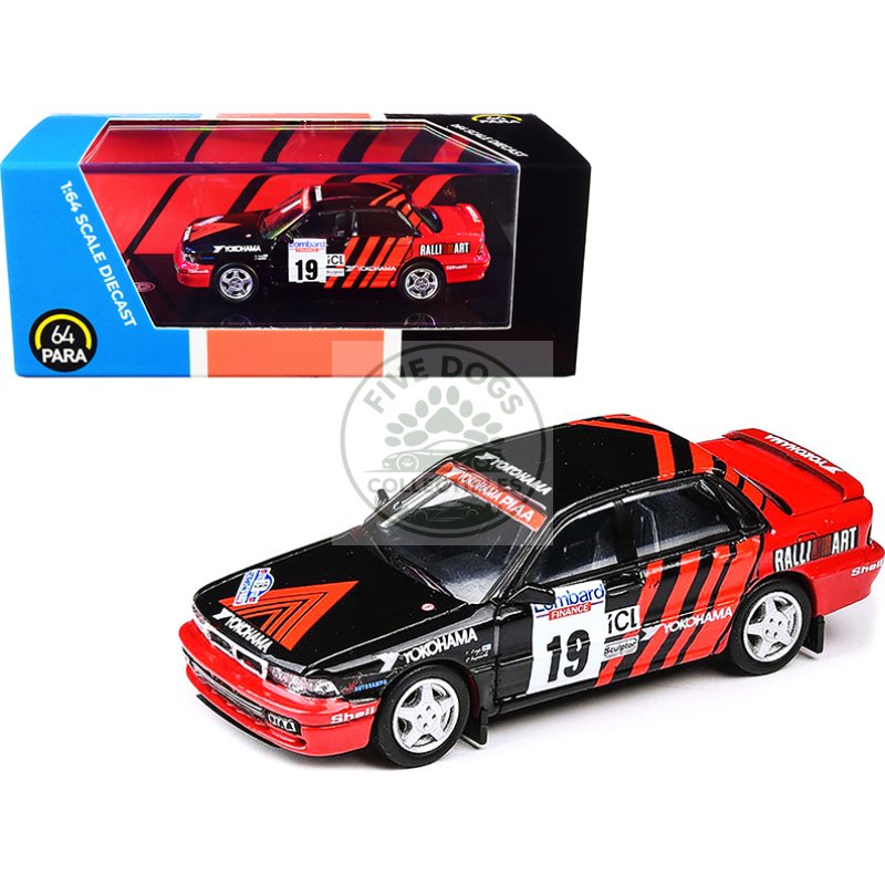 mitsubishi galant vr 4 #19 "yokohama" lombard r.a.c. rally (1992) 1/64 diecast model car by paragon