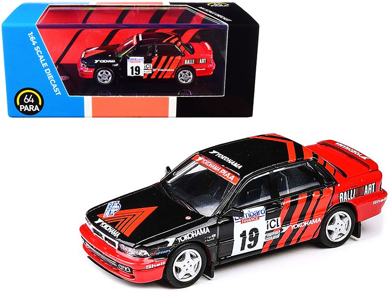 mitsubishi galant vr 4 #19 "yokohama" lombard r.a.c. rally (1992) 1/64 diecast model car by paragon mitsubishi galant vr 4 #19 "yokohama" lombard r.a.c. rally (1992) 1/64 diecast model car by paragon