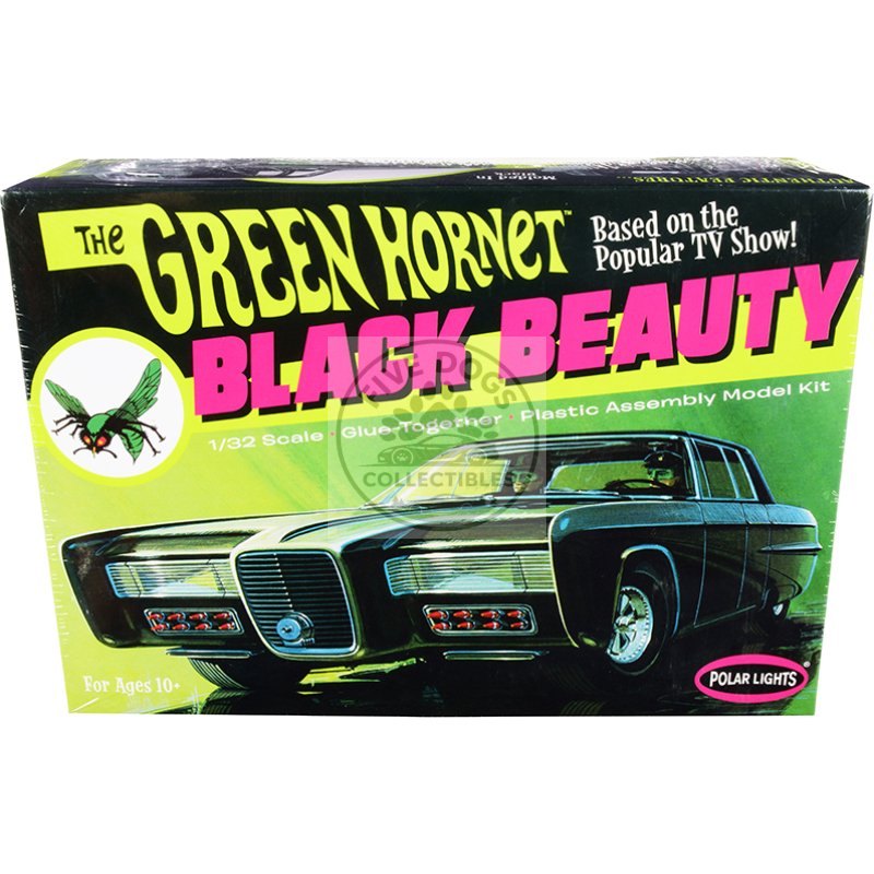 skill 2 model kit black beauty "the green hornet" (1966 1967) tv series 1/32 scale model by polar lights