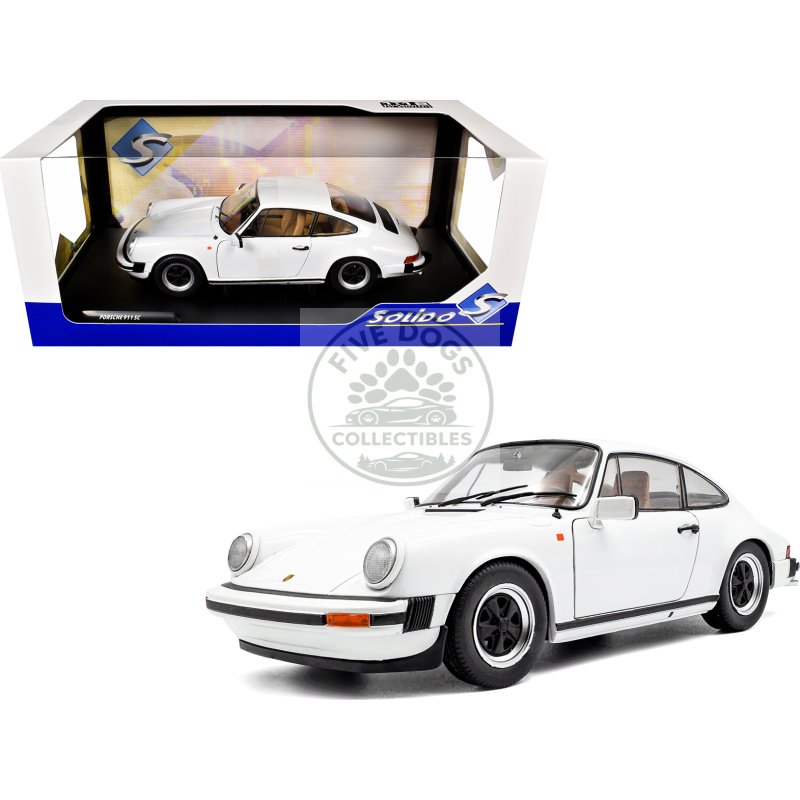 1974 porsche 911 (930) 3.0 sc grand prix white 1/18 diecast model car by solido