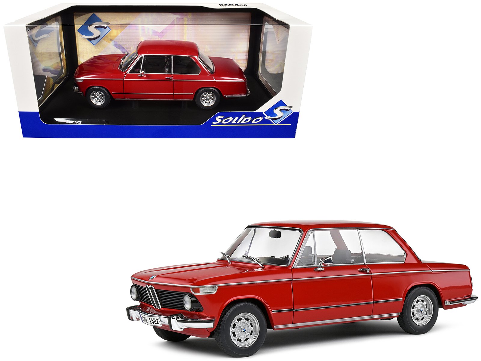 1971 bmw 1602 verona red 1/18 diecast model car by solido 1971 bmw 1602 verona red 1/18 diecast model car by solido