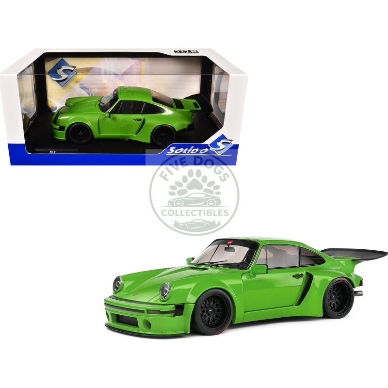 2022 porsche 911 ks r green metallic 1/18 diecast model car by solido