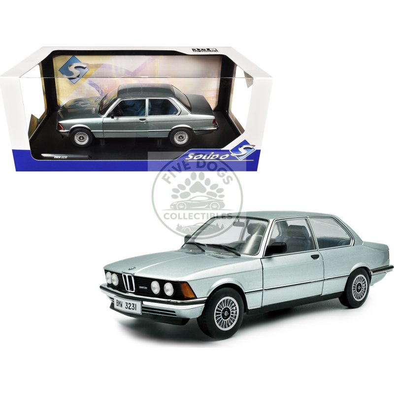 1980 bmw 323i sapphire blue metallic 1/18 diecast model car by solido