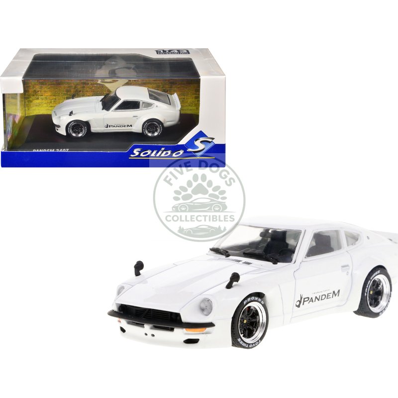 datsun pandem 240z white 1/43 diecast model car by solido