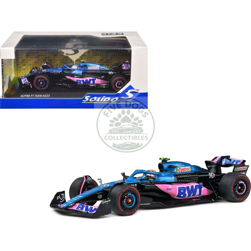 alpine a523 #10 pierre gasly "bwt" 3rd place formula one f1 "dutch gp" (2023) 1/43 diecast model car by solido