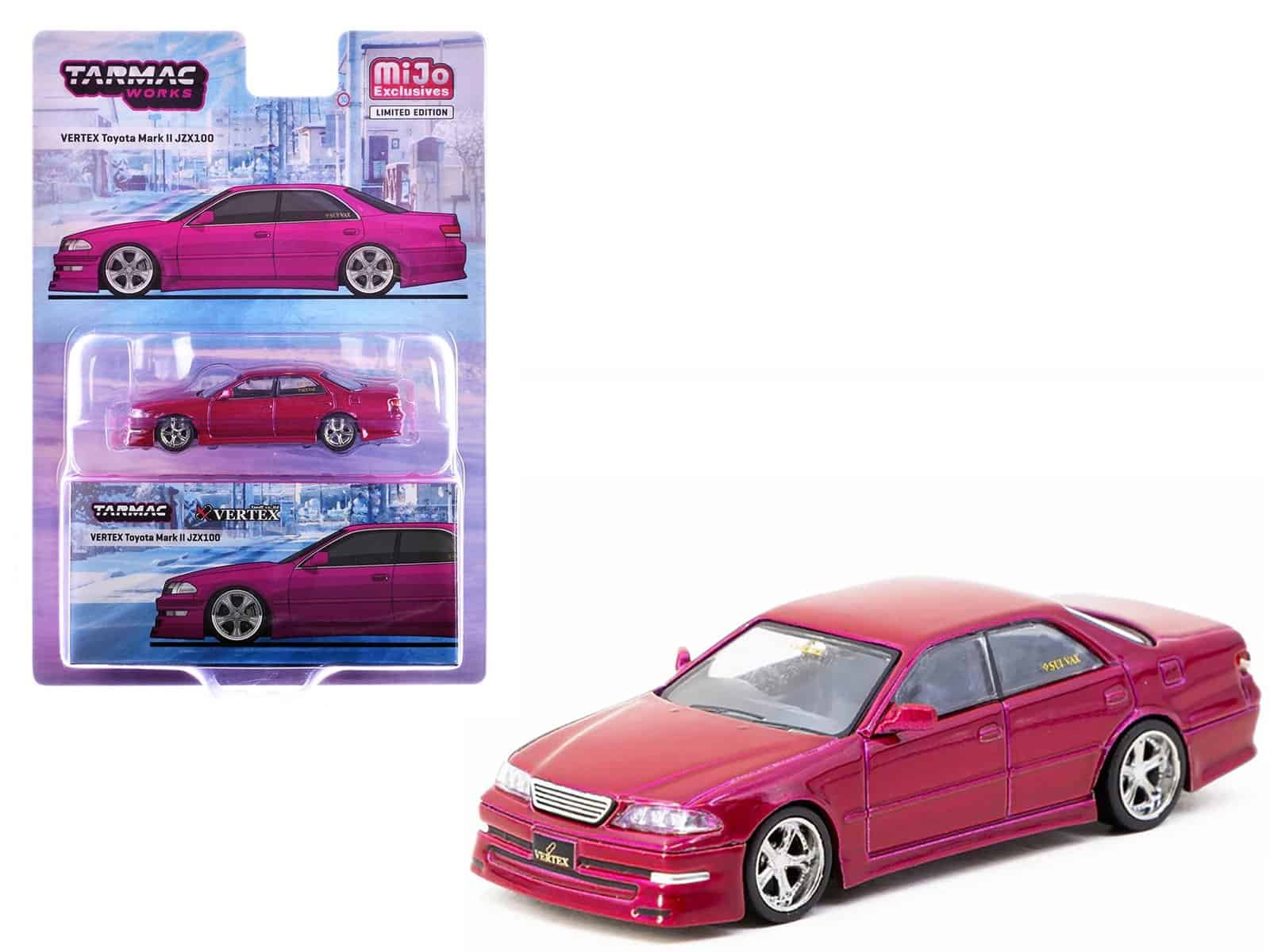 Toyota Mark IV Diecast Car Model Diecast Toyota Mark IV model car in vibrant red color.