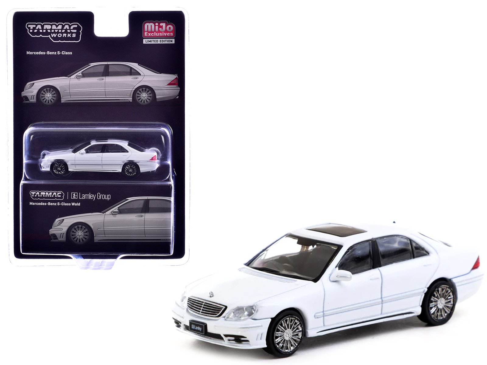 mercedes benz s class wald "lamley special edition" alabaster white "global64" series 1/64 diecast model by tarmac works mercedes benz s class wald "lamley special edition" alabaster white "global64" series 1/64 diecast model by tarmac works