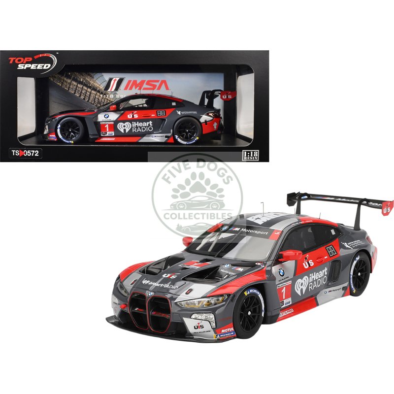 bmw m4 gt3 #1 bryan sellers madison snow neil verhagen "paul miller racing" "12 hours of sebring" (2024) 1/18 model car by top speed