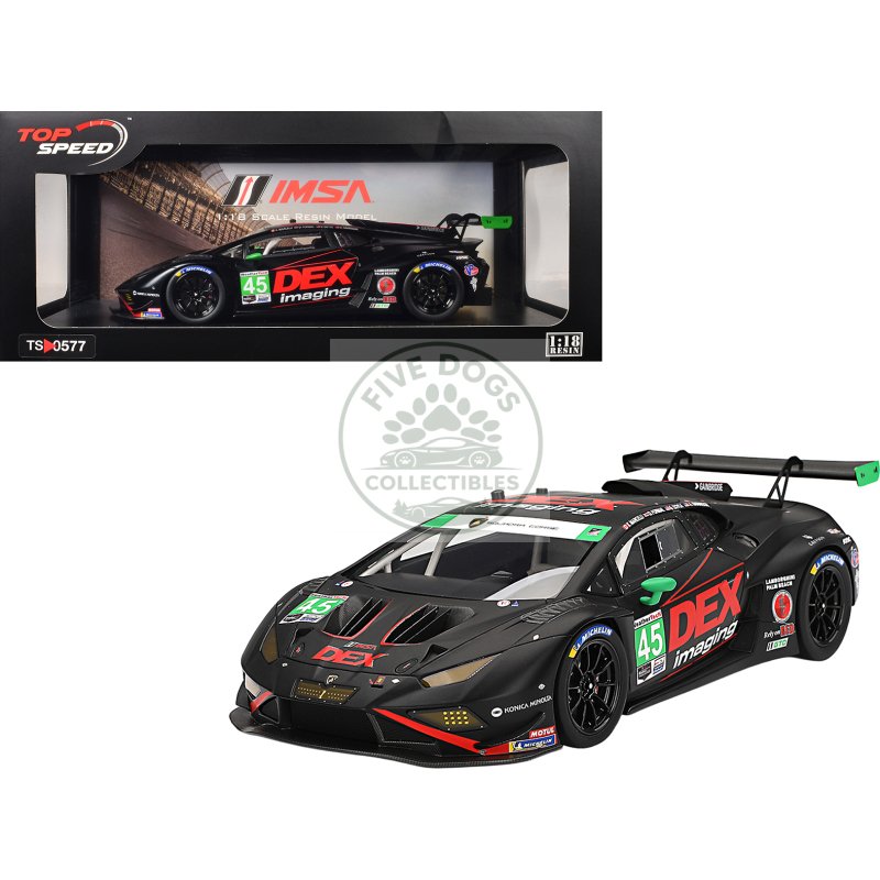 lamborghini huracan gt3 evo2 #45 graham doyle danny formal ashton harrison kyle marcelli "wayne taylor racing with andretti" "24 hours of daytona" (2024) 1/18 model car by top speed
