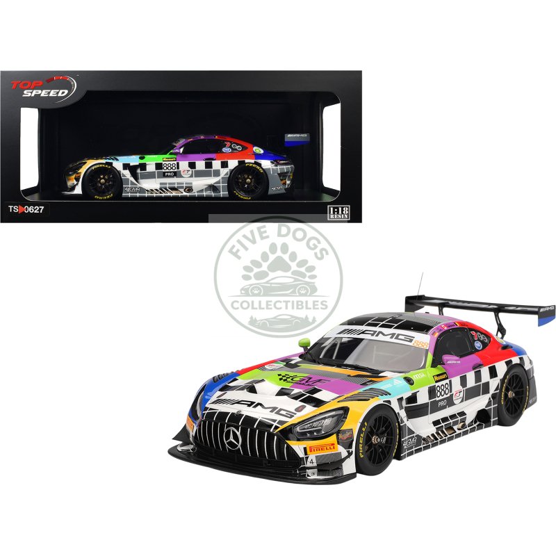 mercedes amg gt3 #888 maro engel mikael grenier maxime martin "mercedes amg team gmr" meguiar's "bathurst 12 hour" (2025) 1/18 model car by top speed