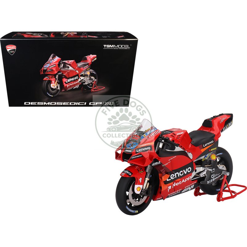ducati desmosedici #43 jack miller "presentation" "motogp world championship" (2022) 1/12 motorcycle model by true scale miniatures