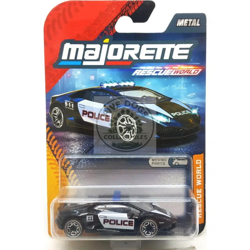 majorette rescue world lamborghini huracan 1:64 diecast model
