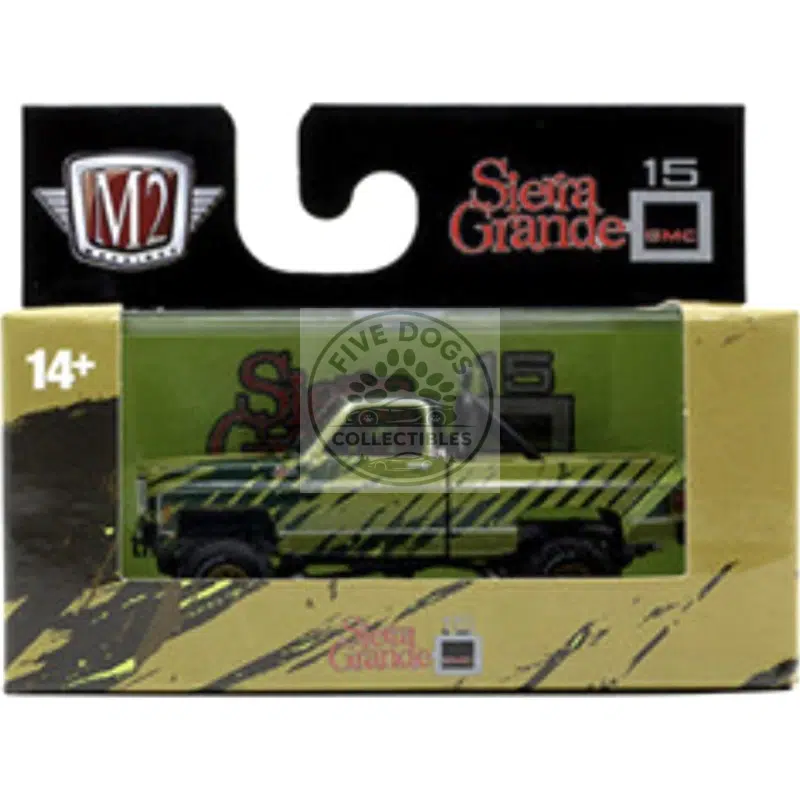 m2 machines detroit muscle 1976 gmc sierra grande 1:64 scale diecast model