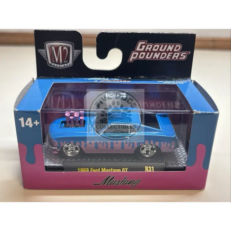 m2 machines 1969 ford mustang gt diecast model 25 01