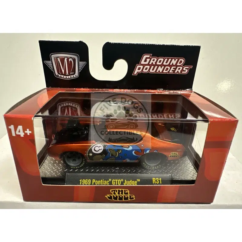 m2 machines 1969 pontiac gto judge diecast model 1:64 scale