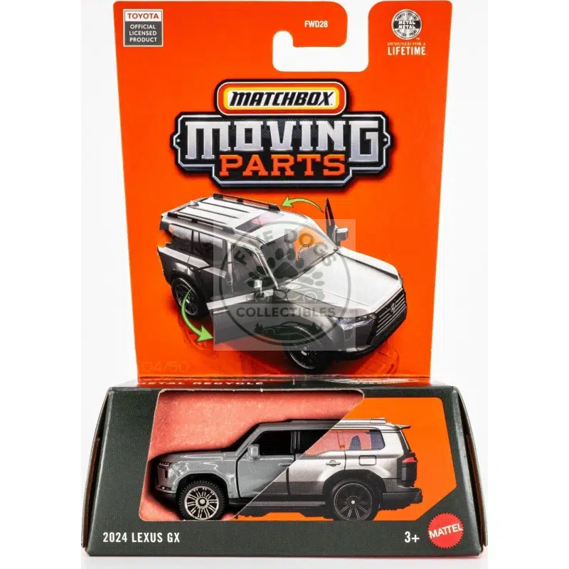matchbox moving parts 2024 lexus gx diecast model