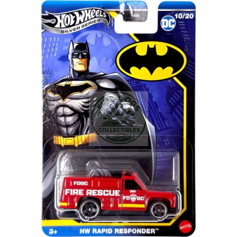 hot wheels silver series hw batman rapid responder jby16 4b10