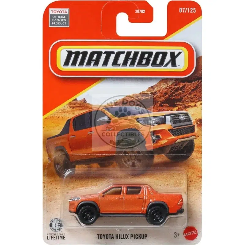 matchbox toyota hilux pickup jhn06 4b10 diecast model