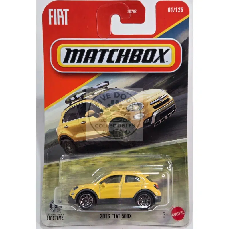 matchbox 2016 fiat 500x diecast model