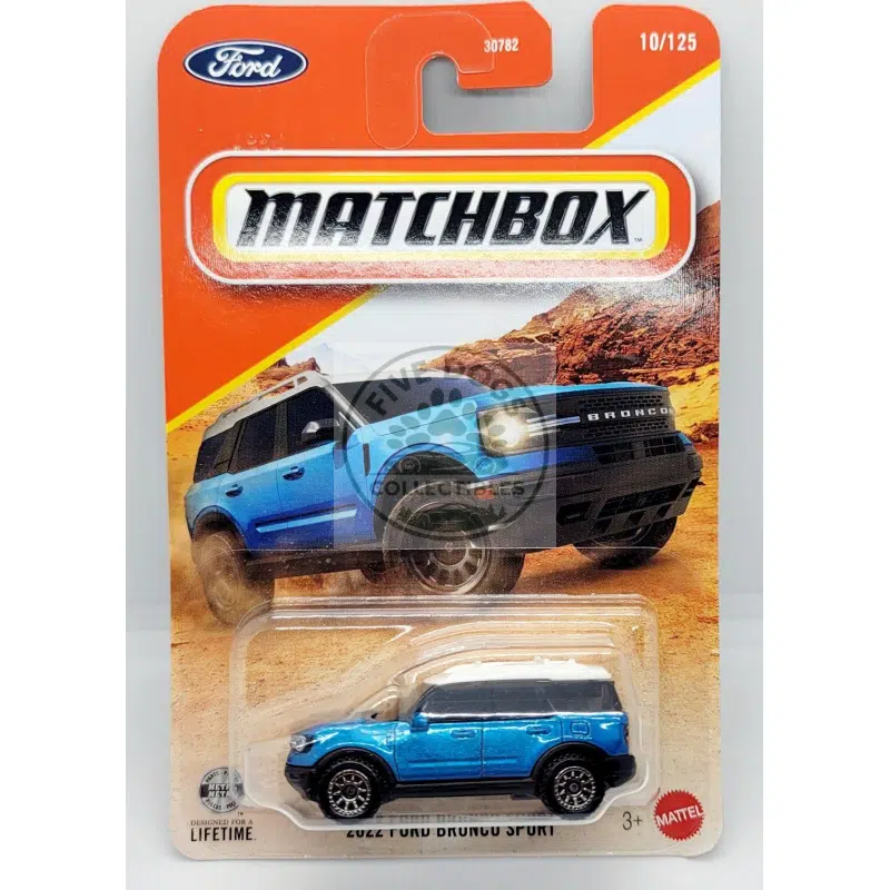 matchbox 2022 ford bronco sport diecast model
