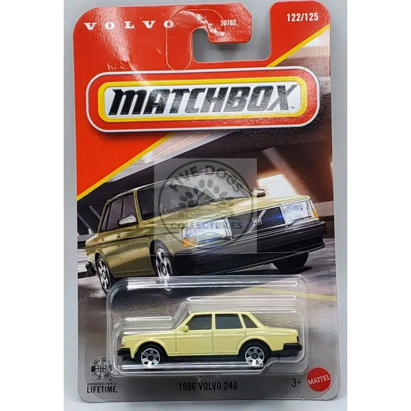 matchbox 1986 volvo 240 diecast model jbp19 4b11