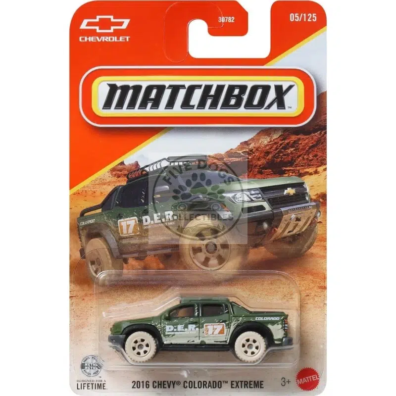 matchbox 2016 chevrolet colorado extreme diecast model
