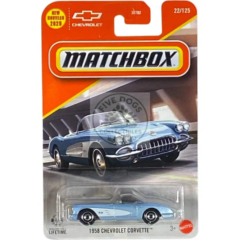 matchbox 1958 chevrolet corvette diecast model jhm09 4b10