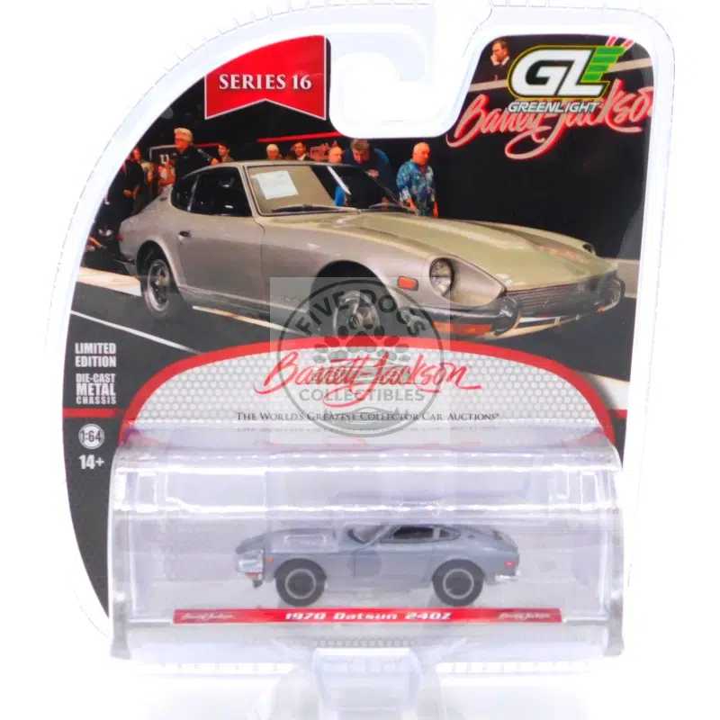 greenlight 1970 datsun 240z barrett jackson diecast model