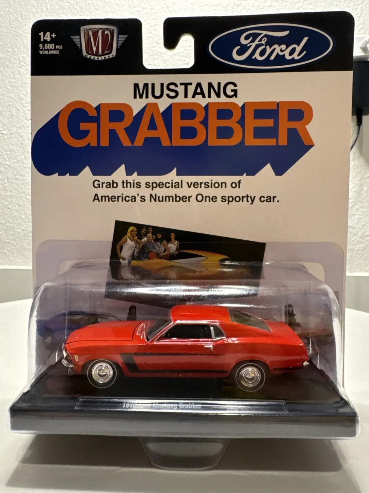 m2 machines auto drivers 1970 ford mustang grabber 1:64 diecast model m2 machines auto drivers 1970 ford mustang grabber 1:64 diecast model
