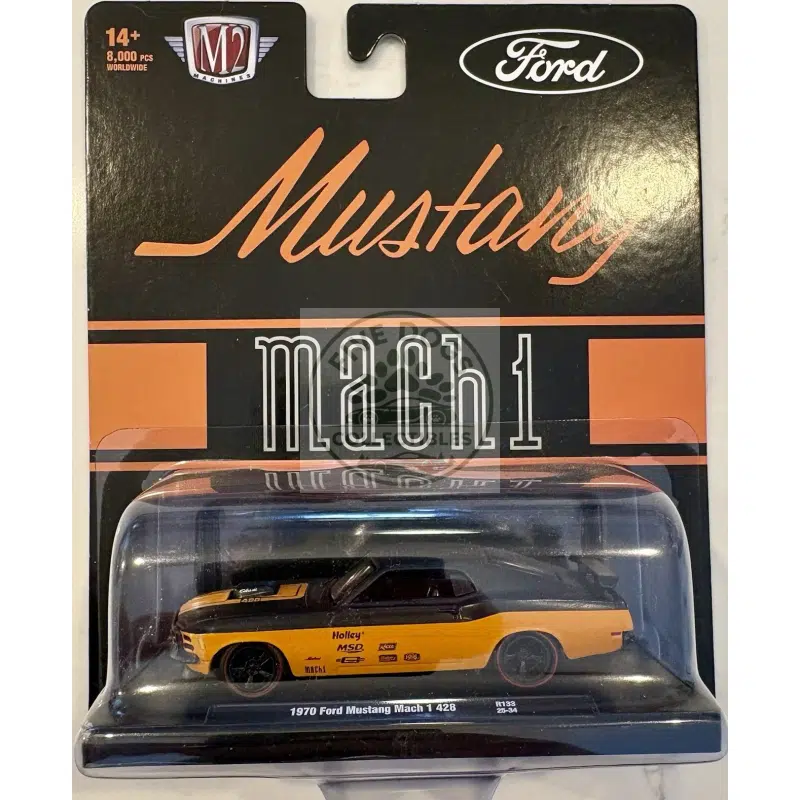 m2 machines auto drivers 1970 ford mustang mach 1 428 diecast model