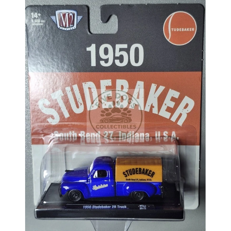 m2 machines auto drivers 1950 studebaker 2r truck 1:64 diecast model