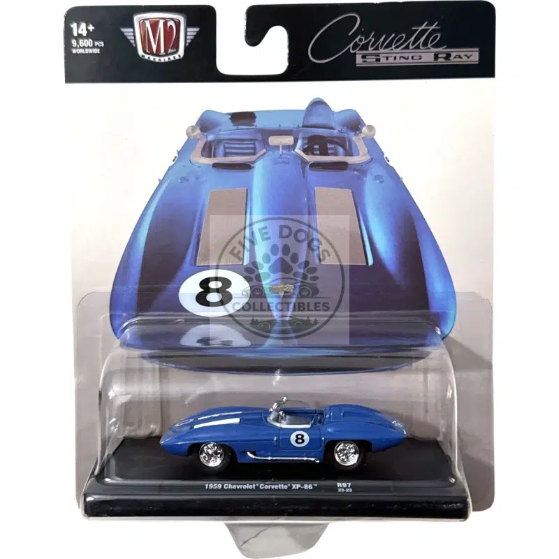 m2 machines auto drivers 1959 chevrolet corvette xp 86 diecast model