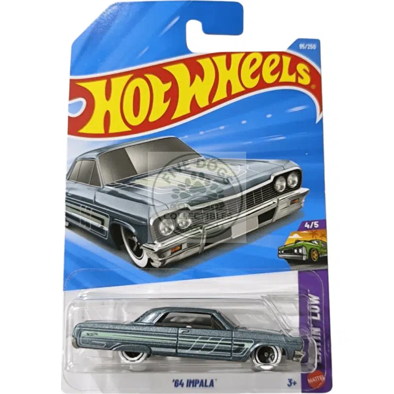 hot wheels '64 chevrolet impala layin lo diecast model